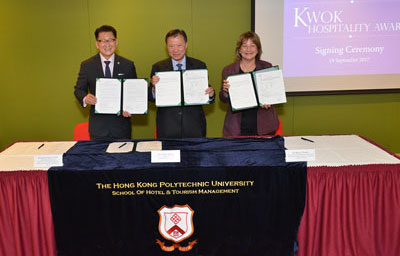 Launch of Kwok Hospitality Awards for Hospitality Study at the Cornell University